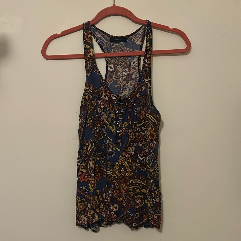 Paisley tank top